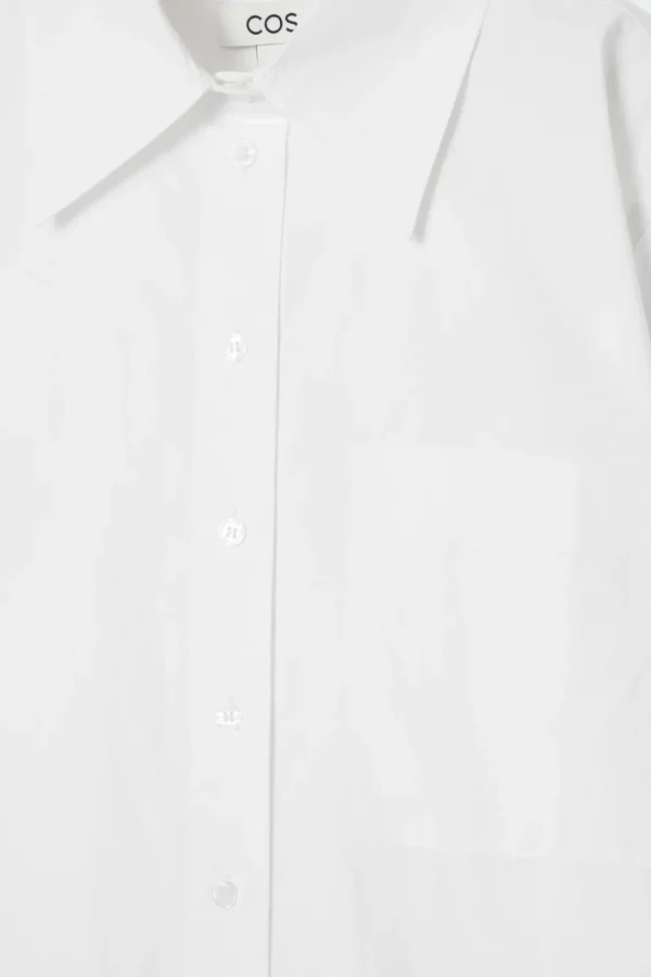 COS OVERSIZED TAILORED SHIRT WHITE Cheap