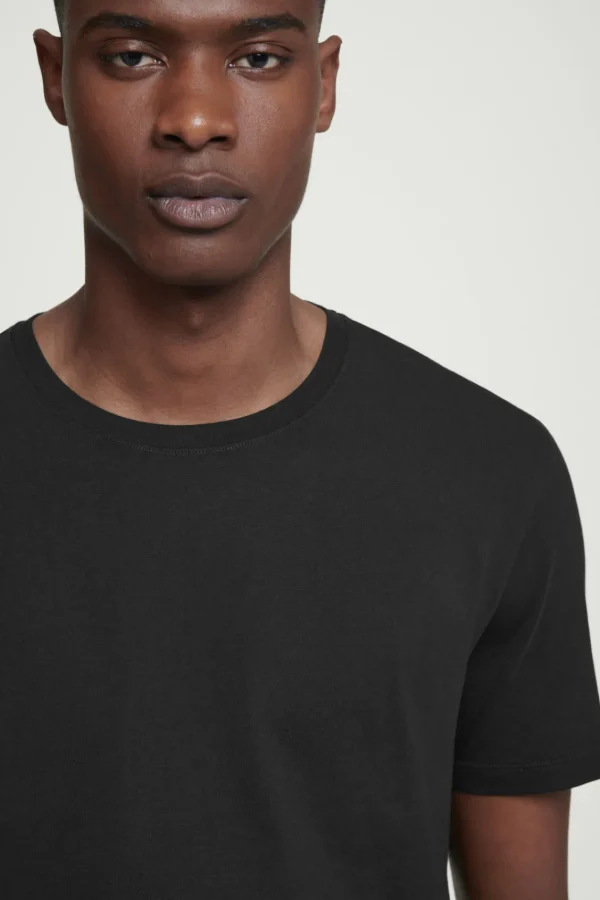 COS 3-PACK REGULAR COTTON T-SHIRTS black Clearance