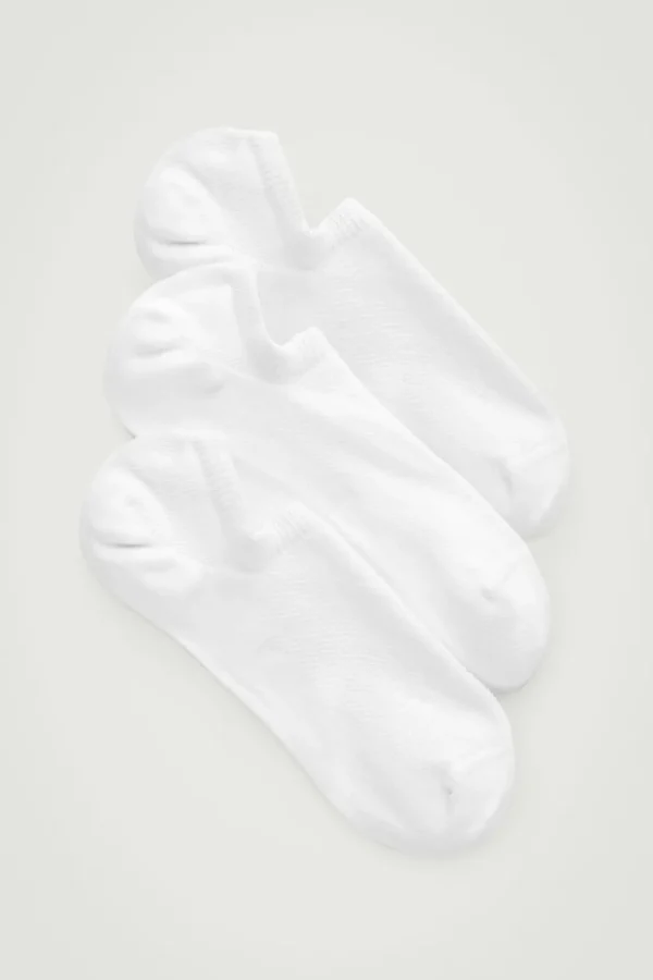 COS 3-PACK TRAINER SOCKS WHITE Shop