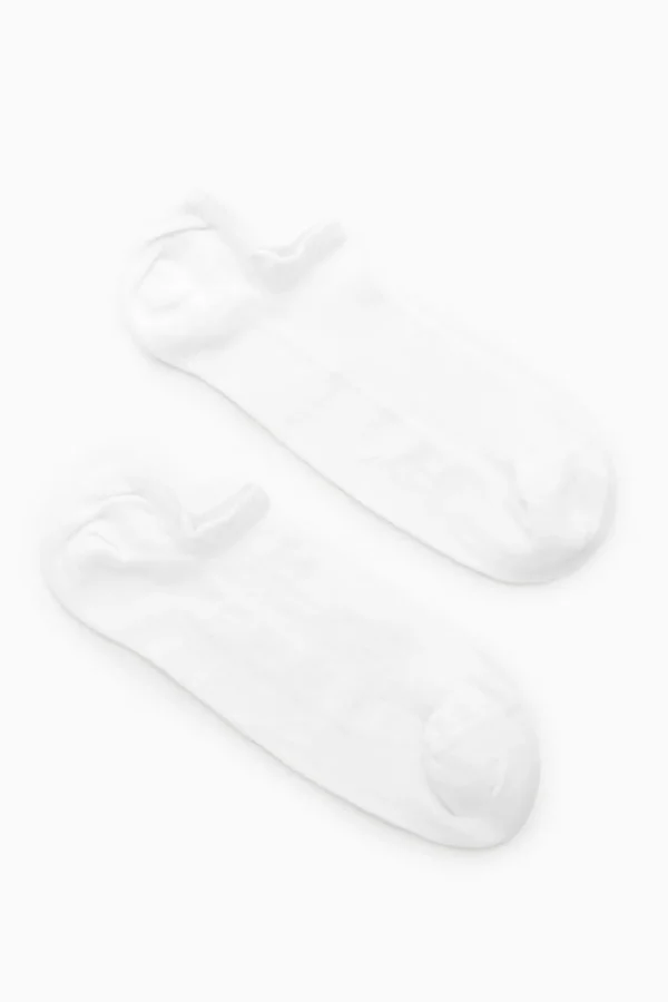 COS 2-PACK TRAINER SOCKS WHITE Clearance