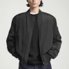 COS PADDED BOMBER JACKET BLACK Clearance