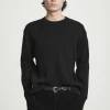 COS PATCH-DETAIL WOOL-BLEND SWEATER BLACK Best Sale