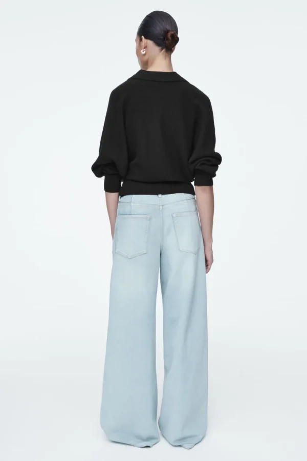 COS POOL WIDE-LEG JEANS LIGHT BLUE Best Sale