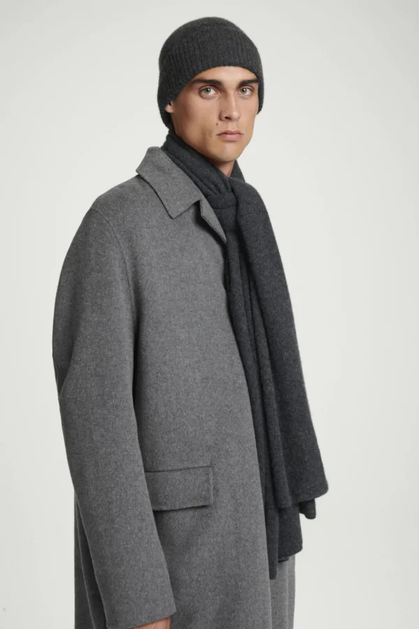 COS PURE CASHMERE SCARF DARK GRAY Sale