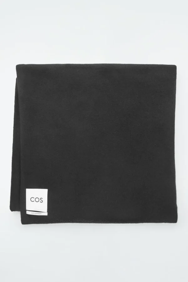 COS PURE CASHMERE SCARF BLACK Store