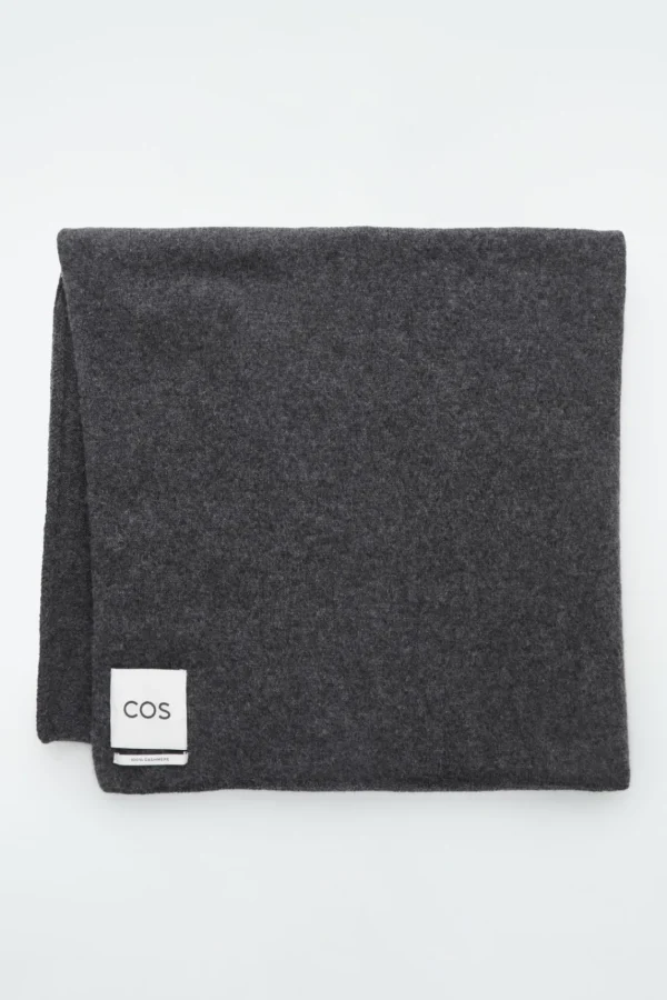 COS PURE CASHMERE SCARF DARK GRAY Sale