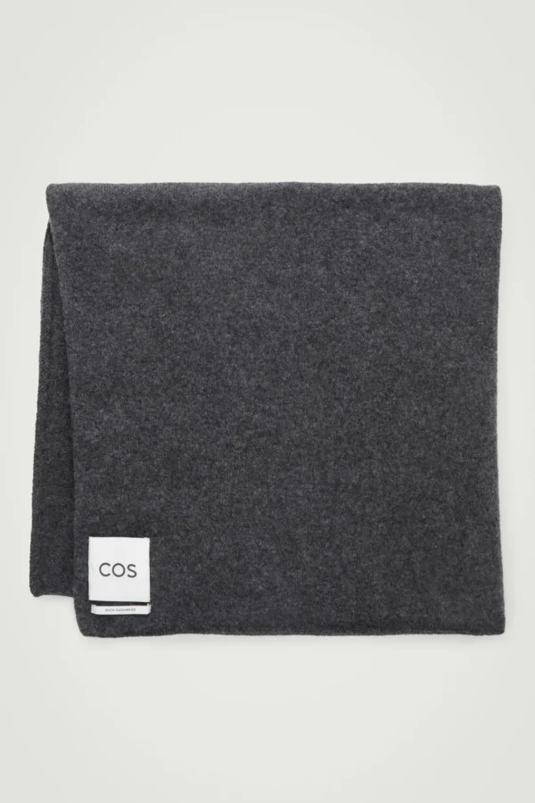 COS PURE CASHMERE SCARF DARK GRAY Sale