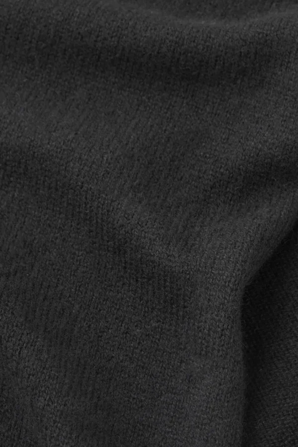 COS PURE CASHMERE SCARF BLACK Store