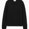 COS PURE CASHMERE SWEATER BLACK Best