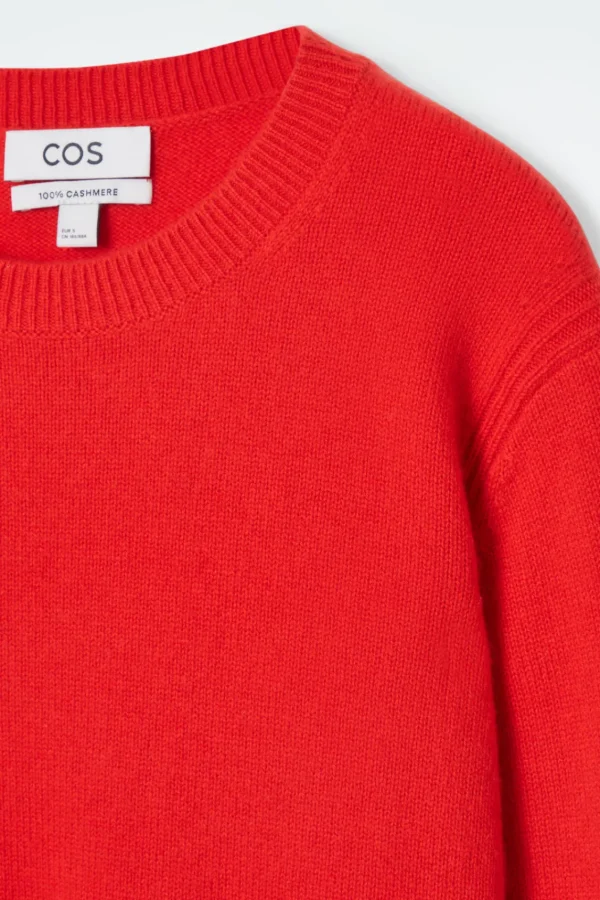 COS PURE CASHMERE SWEATER BRIGHT RED Cheap