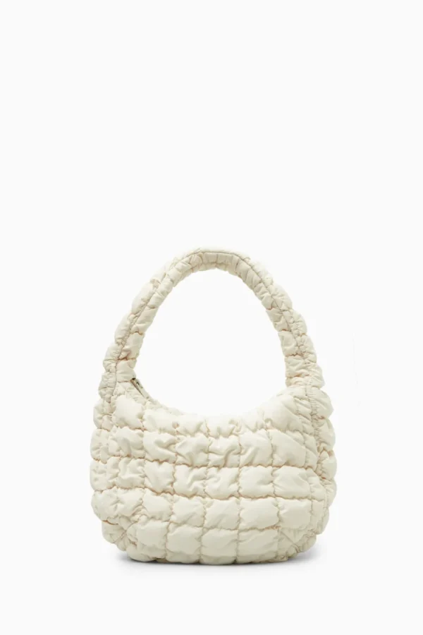 COS QUILTED MINI BAG STONE Cheap