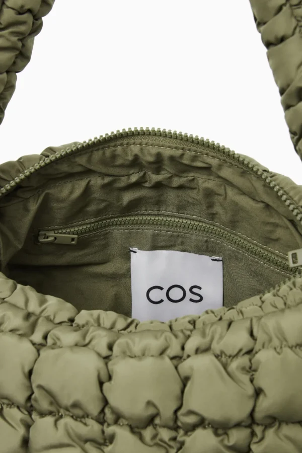 COS QUILTED MINI BAG KHAKI GREEN Cheap