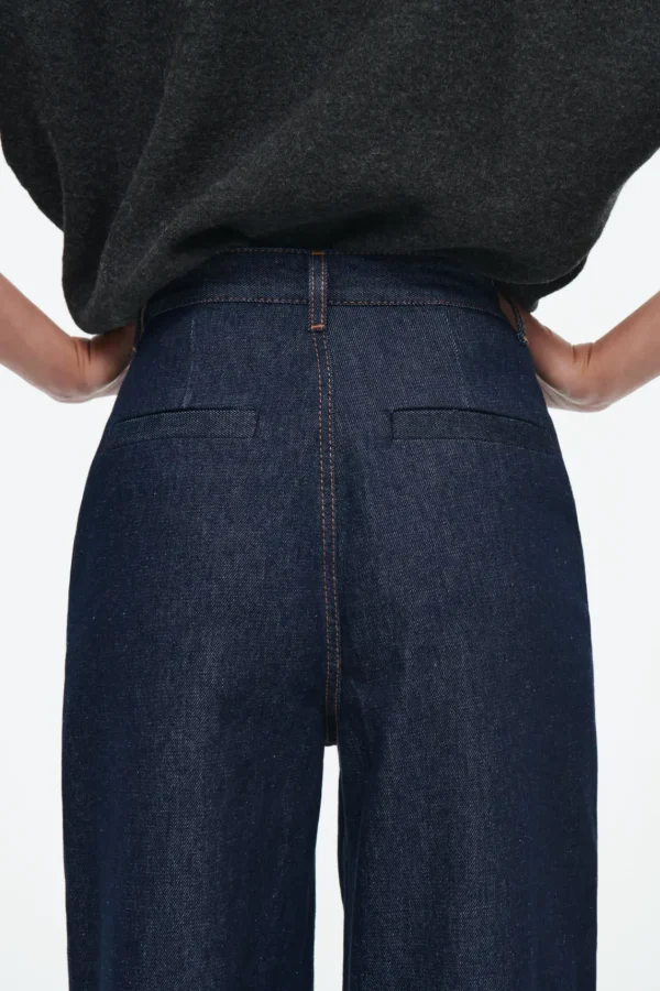 COS RAW DENIM PANTS INDIGO Flash Sale