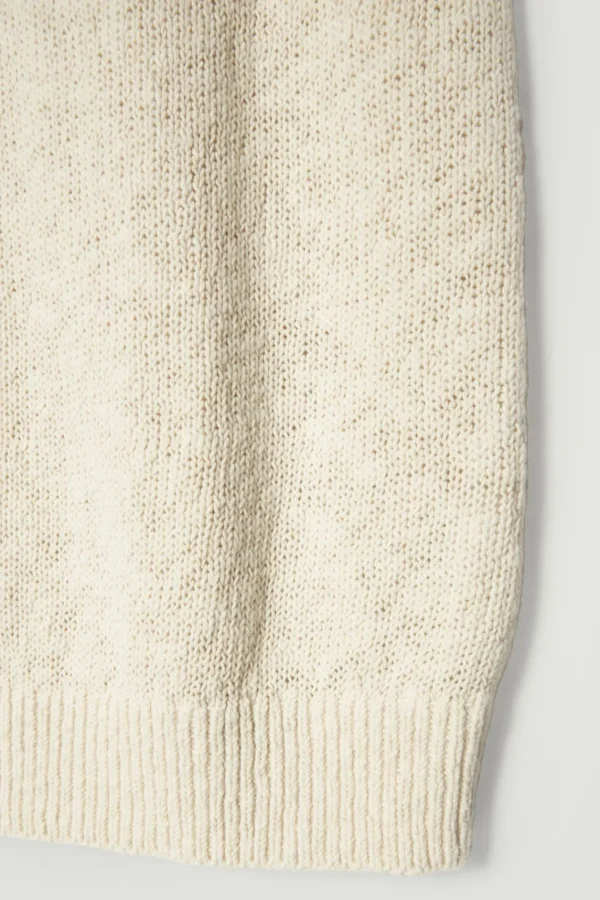 COS RELAXED MÉLANGE-KNIT COTTON TANK OATMEAL MÉLANGE Flash Sale