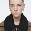 COS RIBBED WOOL COLLAR BLACK Cheap