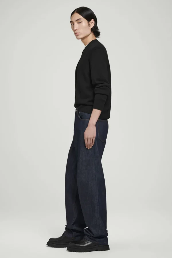 COS RIDER SELVEDGE WIDE-LEG JEANS RAW INDIGO Fashion