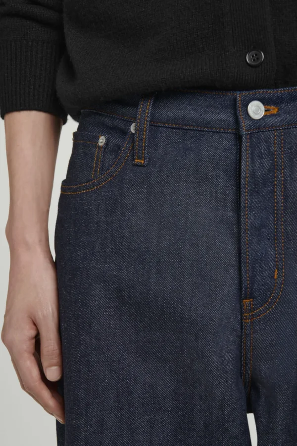 COS RIDER SELVEDGE WIDE-LEG JEANS RAW INDIGO Fashion