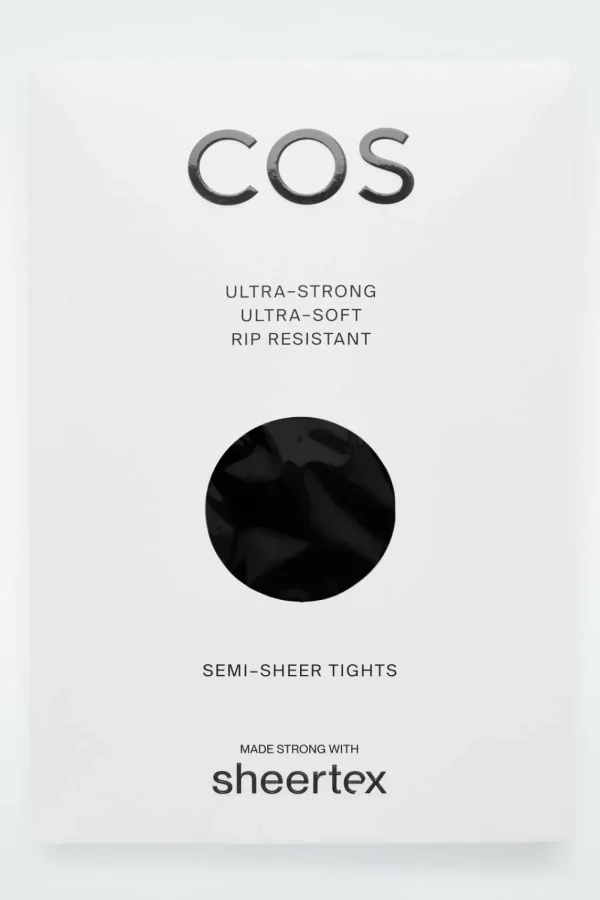 COS SHEERTEX SEMI-SHEER TIGHTS BLACK Online