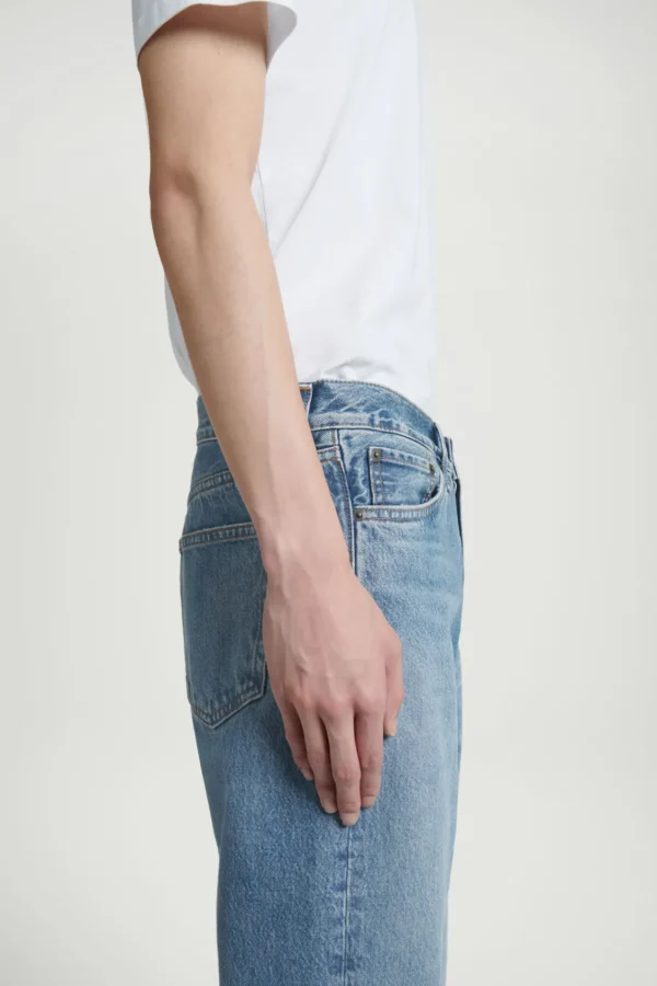 COS SIGNATURE STRAIGHT-LEG JEANS BLUE Sale