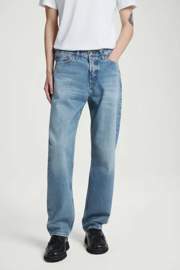 COS SIGNATURE STRAIGHT-LEG JEANS BLUE Sale