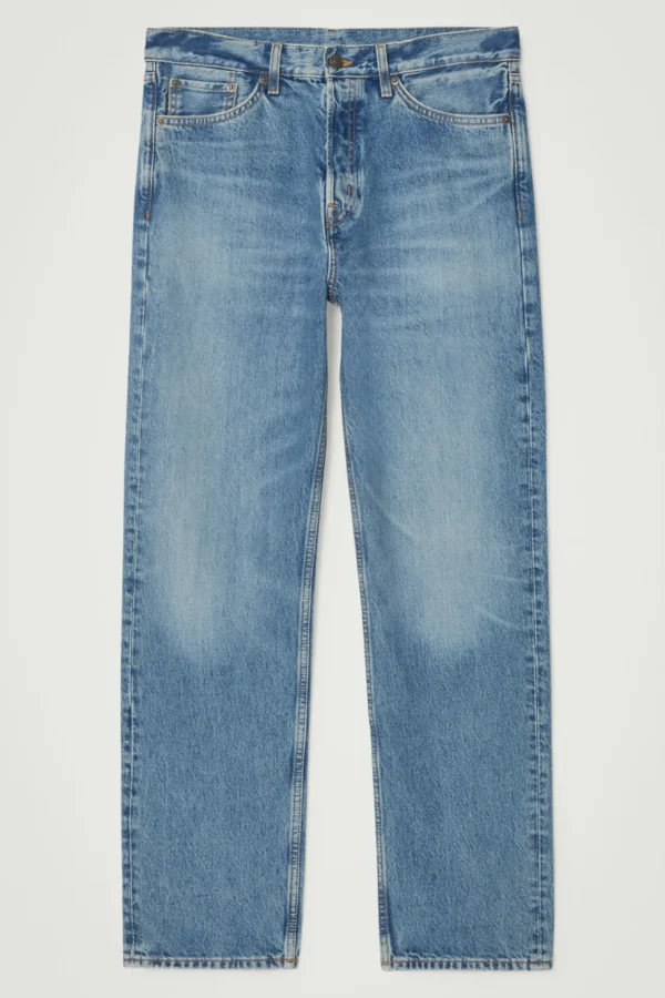 COS SIGNATURE STRAIGHT-LEG JEANS BLUE Sale