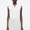 COS SLEEVELESS BLOUSE WHITE Flash Sale