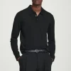 COS SLIM MERINO WOOL POLO SHIRT BLACK Online