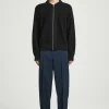 COS STRAIGHT-LEG WOOL PANTS - REGULAR NAVY Hot