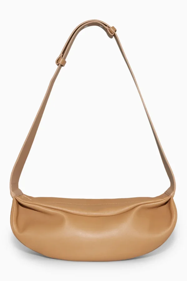 COS SWING CROSSBODY - LEATHER BEIGE Cheap