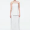 COS TAILORED LINEN-BLEND PANTS WHITE Best Sale