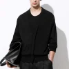 COS THE FINE KNIT V-NECK CARDIGAN BLACK Cheap