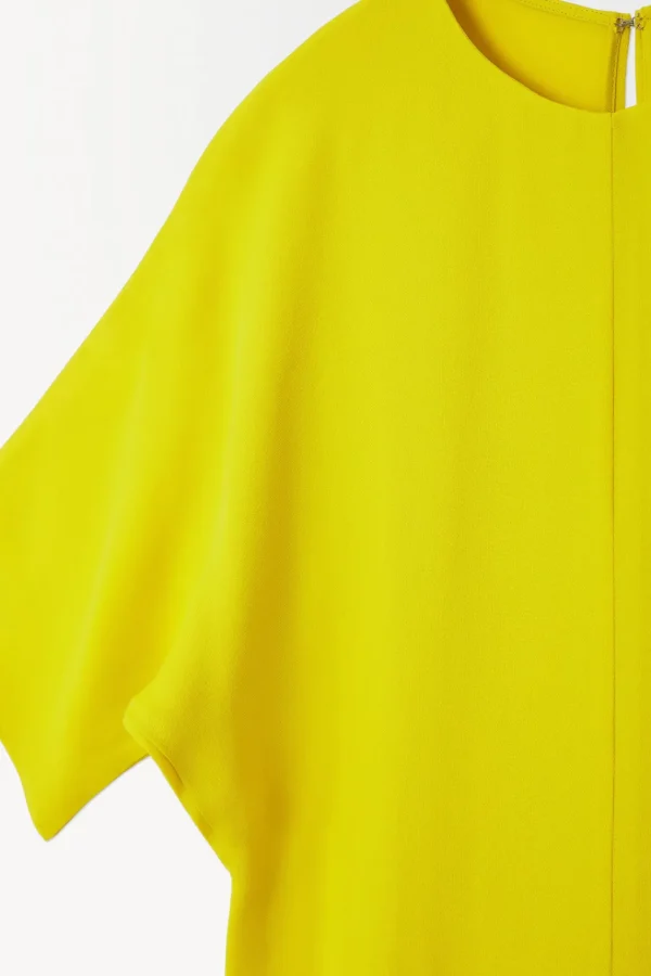 COS THE FLUID T-SHIRT DRESS YELLOW Shop