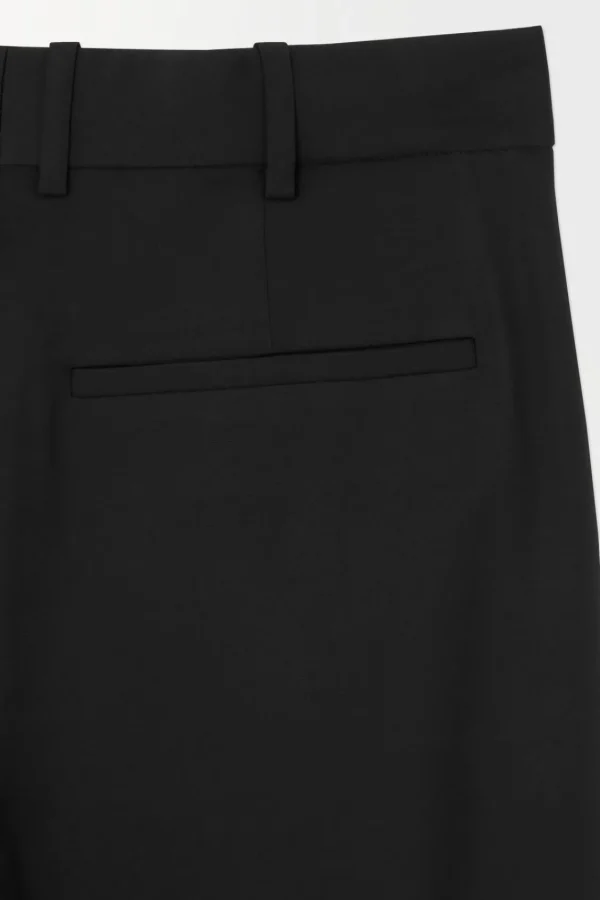 COS THE FLUID WIDE-LEG PANTS BLACK Best