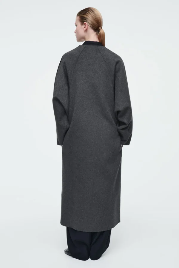 COS THE OVERSIZED DOUBLE-FACED COAT CHARCOAL Store