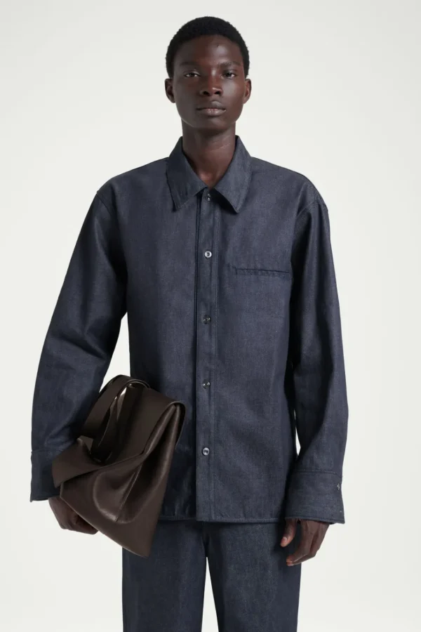 COS THE RAW DENIM SHIRT INDIGO Fashion