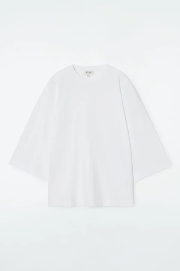 COS TRAPEZE RELAXED T-SHIRT WHITE Best Sale