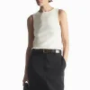 COS TUBULAR KNITTED TANK TOP IVORY Best