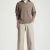 COS WIDE-LEG COTTON UTILITY PANTS MOLE Discount