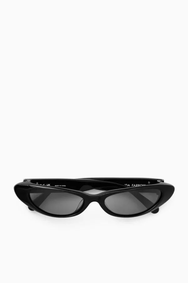 COS WING SUNGLASSES - CAT-EYE BLACK Outlet